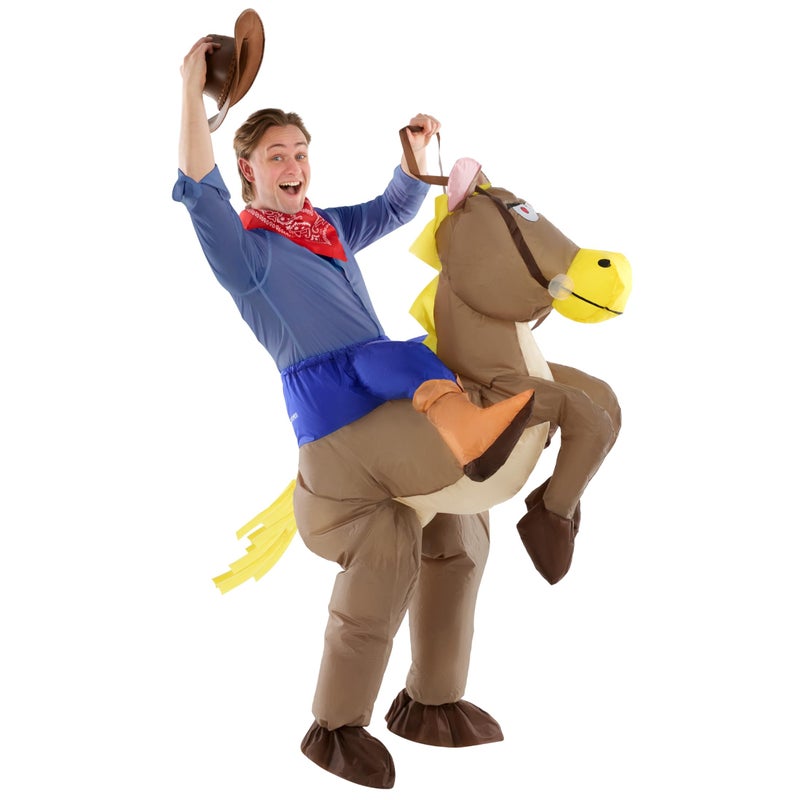 Morphsuits Morph Inflatable Horse Costume Adult, Blowup Riding Horse Costume, Halloween Costumes For Men, One Size - Image 4